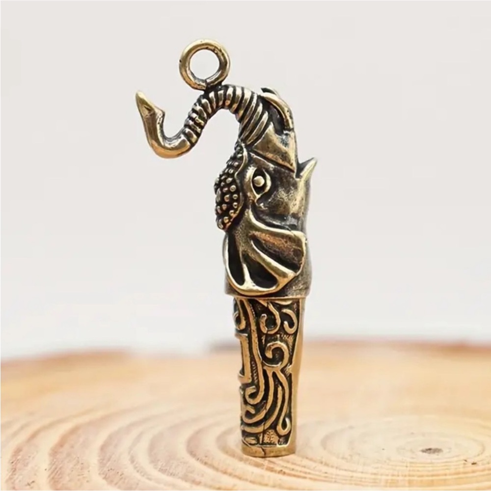 Vintage Brass Elephant